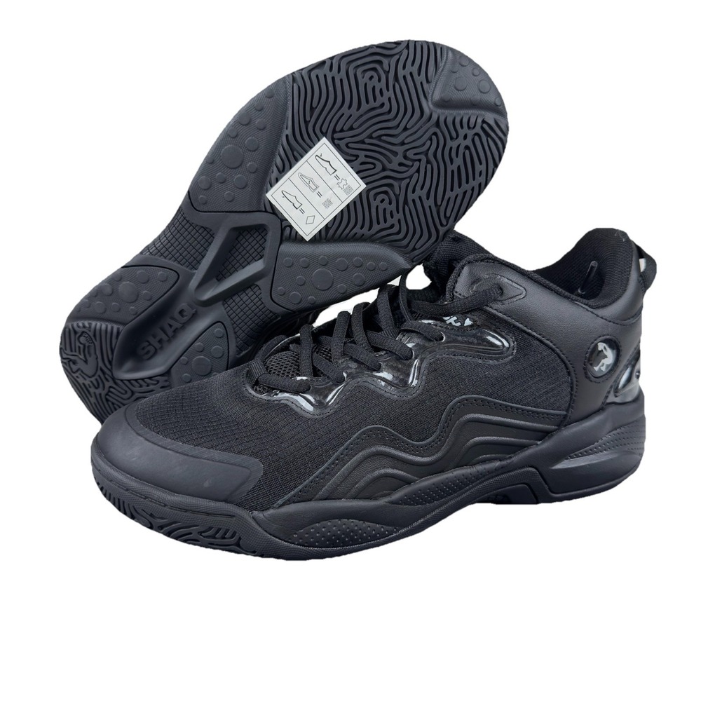 Shaq Amplify Basketball Shoes Athletic Sneakers Men's 9 US Black New